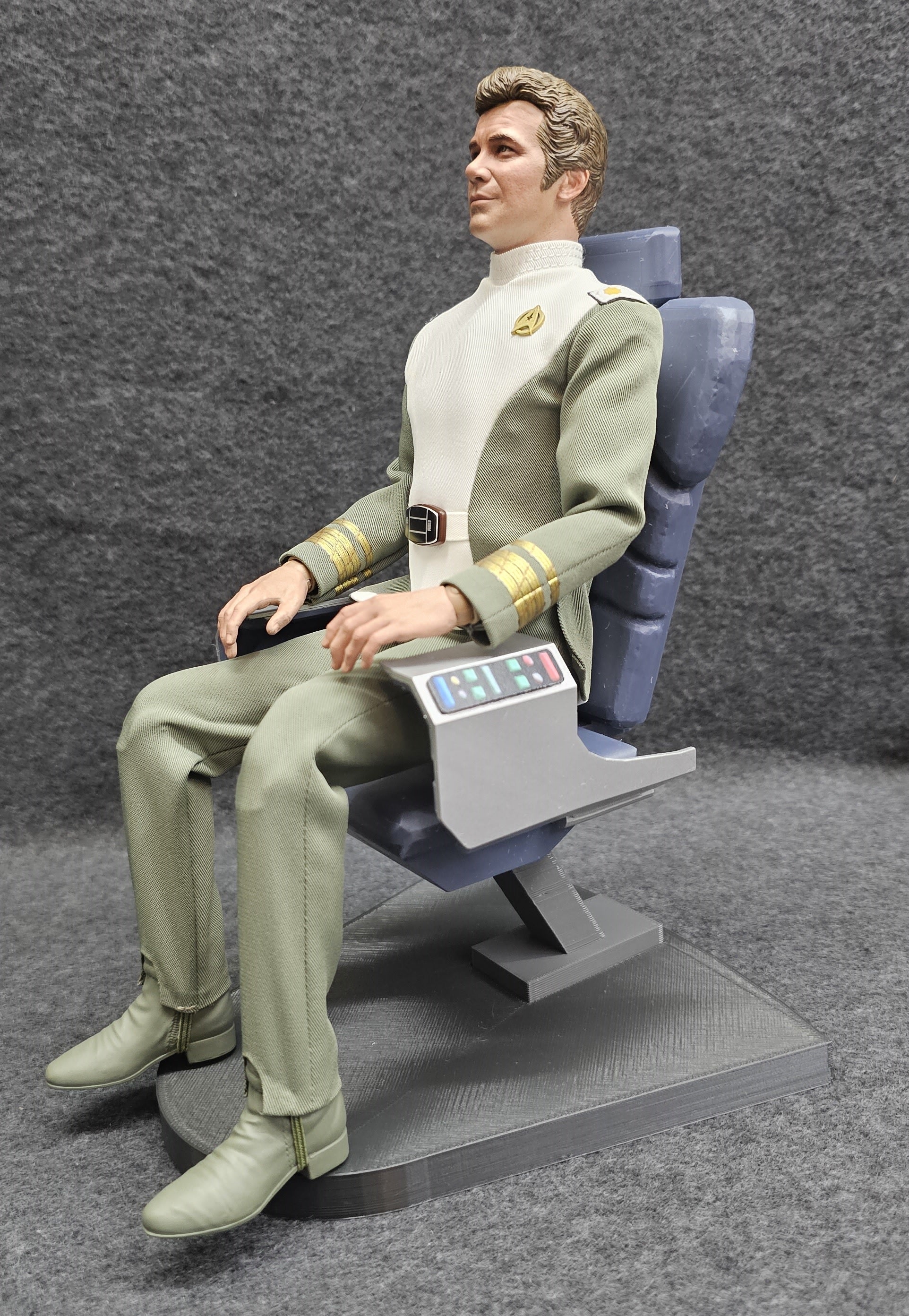 Trek Inspired The Motion Picture (TMP) Captain's Chair for Exo-6 and other 12 Inch Figures