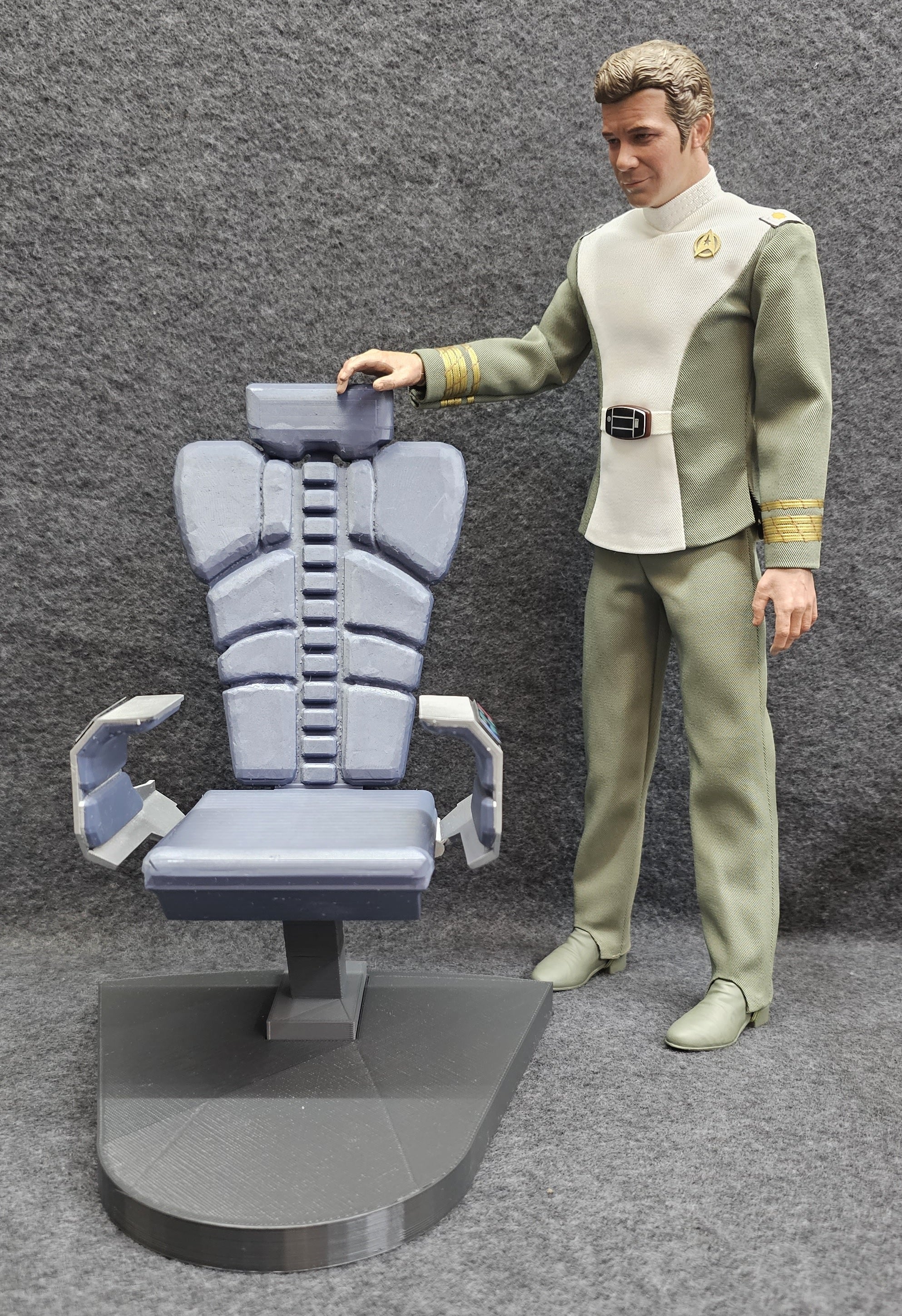 Trek Inspired The Motion Picture (TMP) Captain's Chair for Exo-6 and other 12 Inch Figures