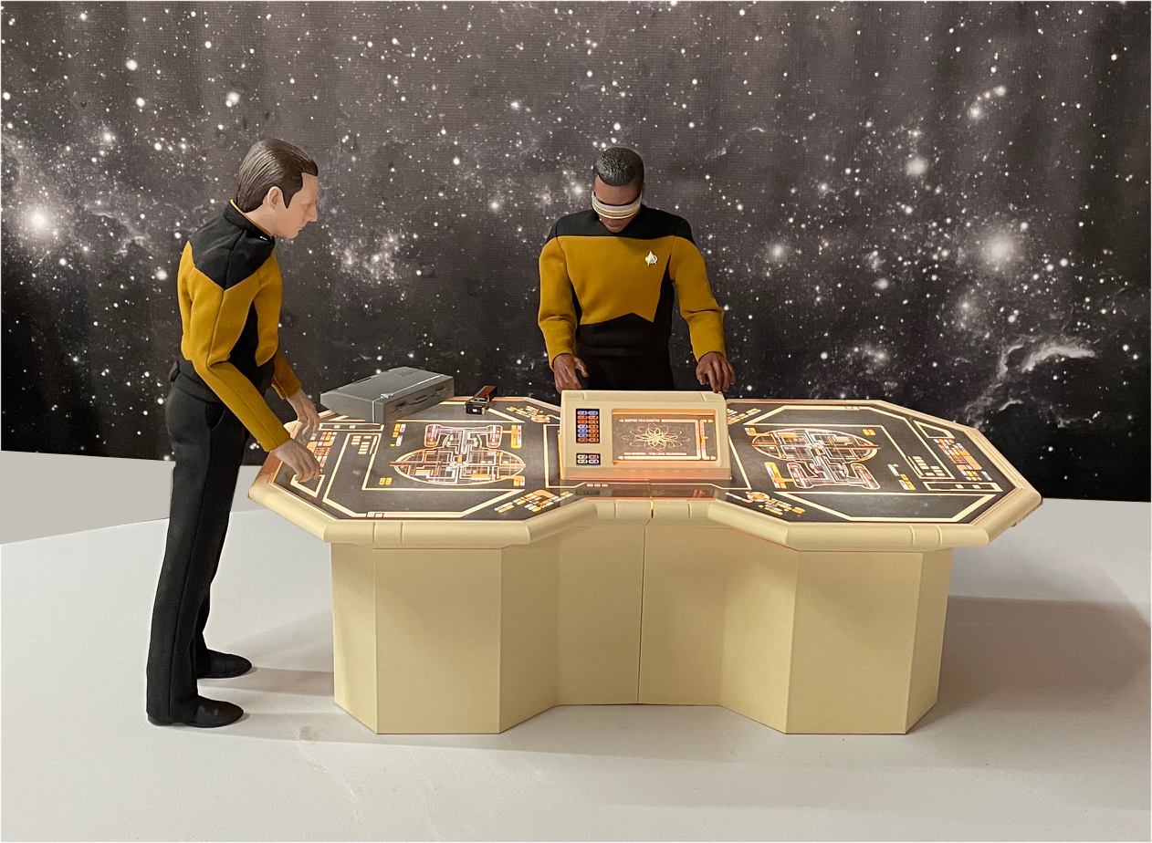 TNG Inspired Engineering "Pool" Table for EXO-6 Geordi / 1:6 Scale Figures