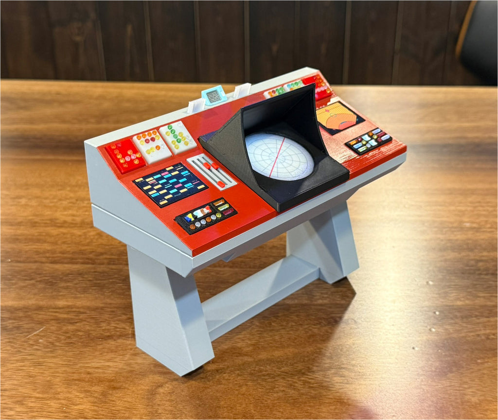 1:9 Scale Lighted Trek Inspired TOS Transporter Console for display with Mego and Other 8 Inch Figures