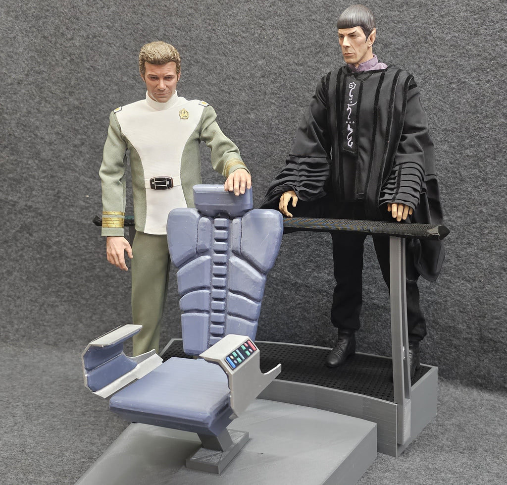 Trek Inspired The Motion Picture (TMP) Captain's Chair for Exo-6 and other 12 Inch Figures