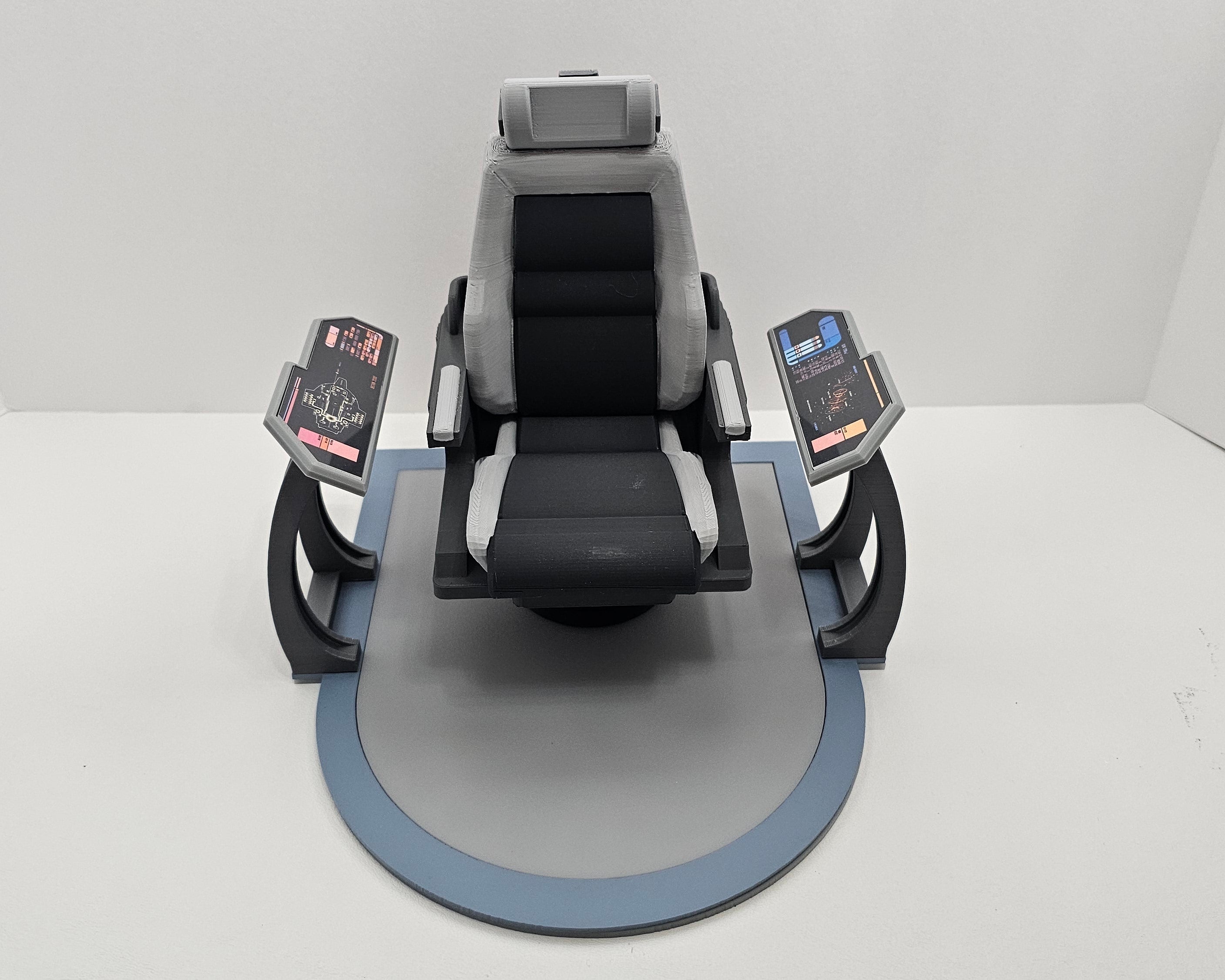 Trek Inspired Deep Space Nine (DS9) The Defiant Sisko Captain's Chair for Exo-6 and other 12 Inch Figures