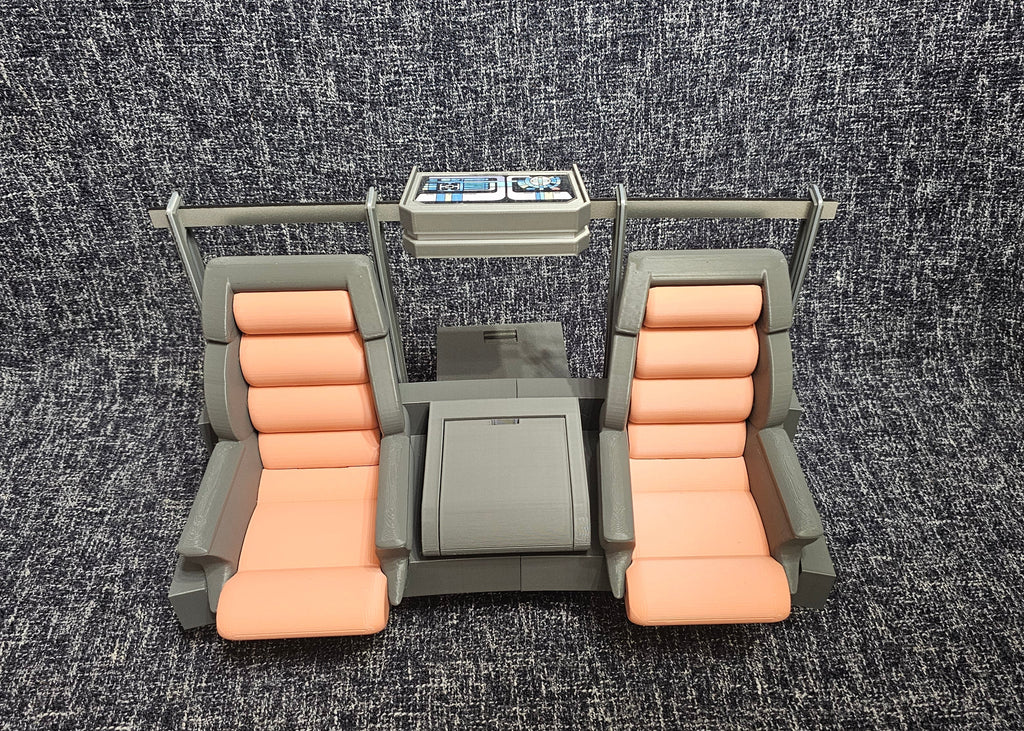 Trek Inspired Voyager Bridge Command Station for Exo-6 and other 1:6th / Sixth Scale / 12 Inch Figures