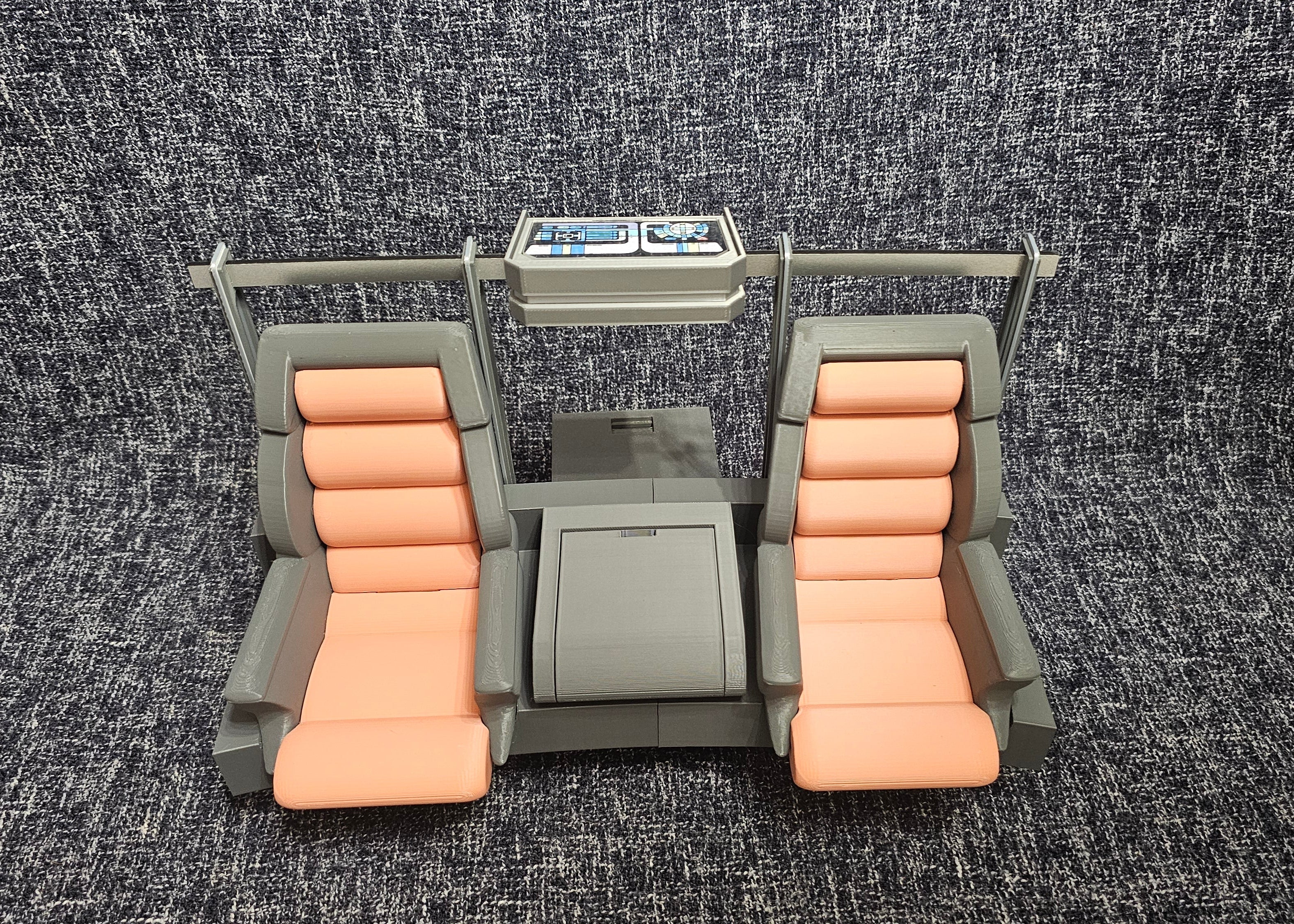 Trek Inspired Voyager Bridge Command Station for Exo-6 and other 1:6th / Sixth Scale / 12 Inch Figures