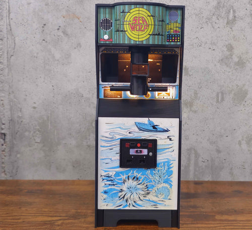 1:6 Scale 1976 Sea Wolf Arcade Display (NOT Playable) For your 12" Figures / Replicade Sixth Scale Arcade Diorama
