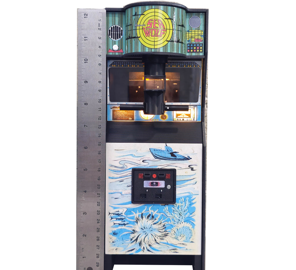 1:6 Scale 1976 Sea Wolf Arcade Display (NOT Playable) For your 12" Figures / Replicade Sixth Scale Arcade Diorama