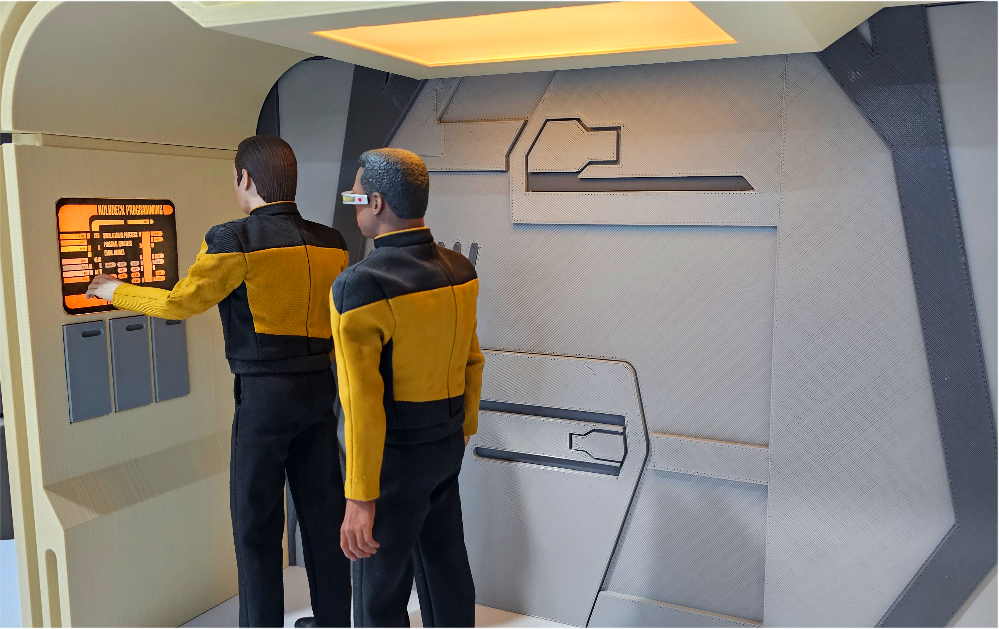 Sixth Scale 1:6 TNG Holodeck Arch for EXO-6 / QMx and other 12 inch Figures
