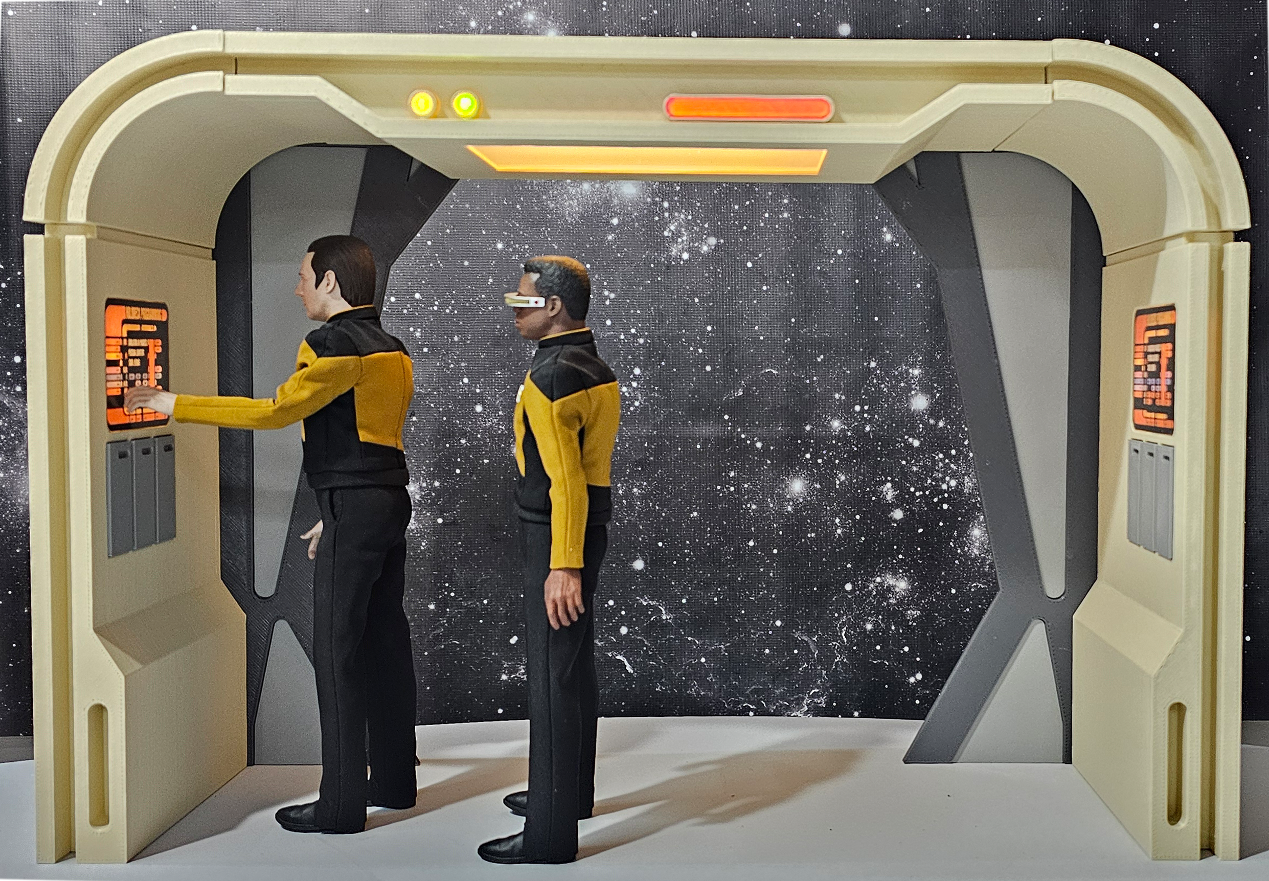 Sixth Scale 1:6 TNG Holodeck Arch for EXO-6 / QMx and other 12 inch Figures