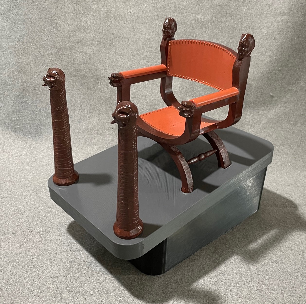 Judge Q Throne and Platform scaled to 1:6 such as EXO-6 Figure