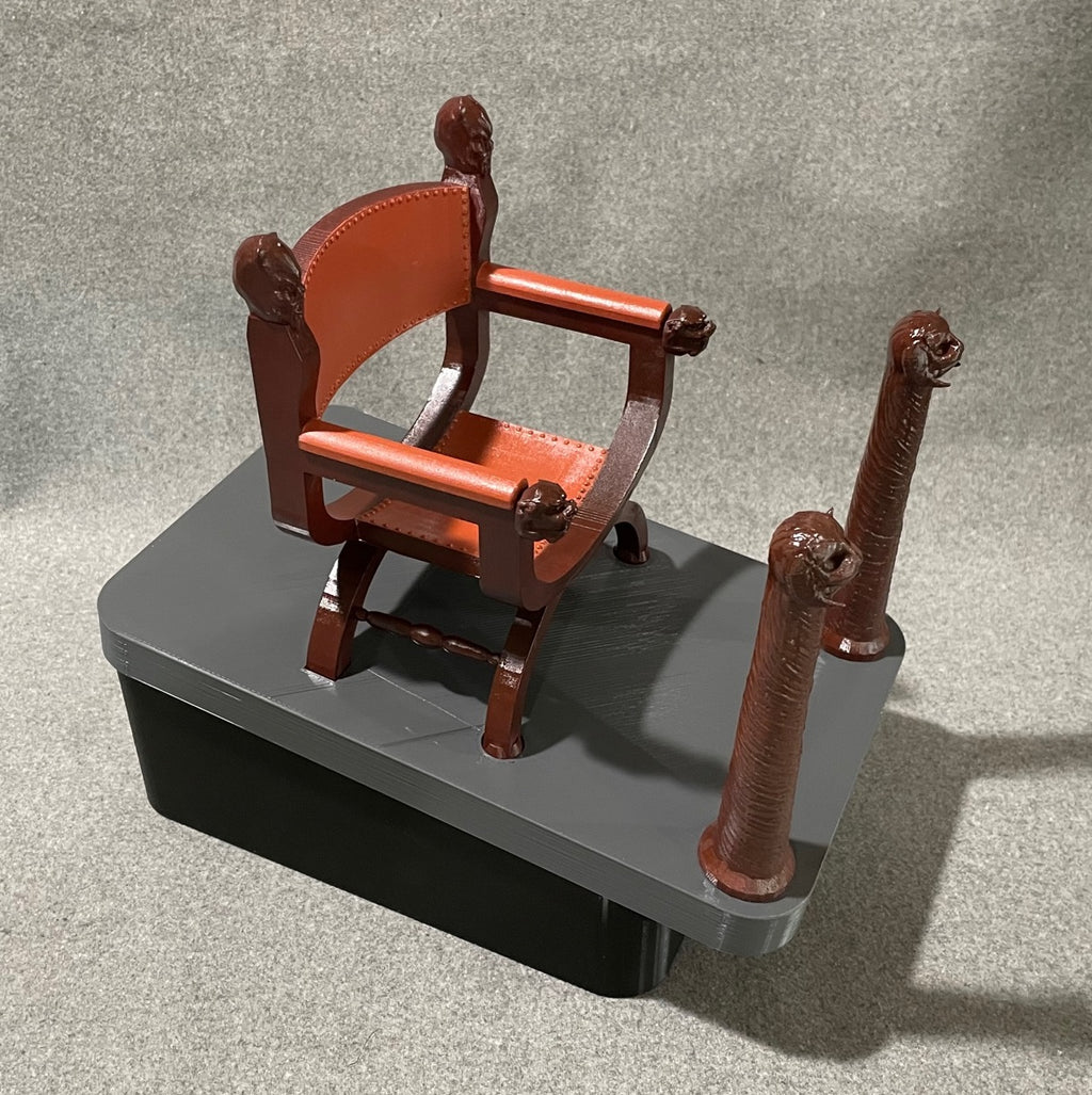 Judge Q Throne and Platform scaled to 1:6 such as EXO-6 Figure