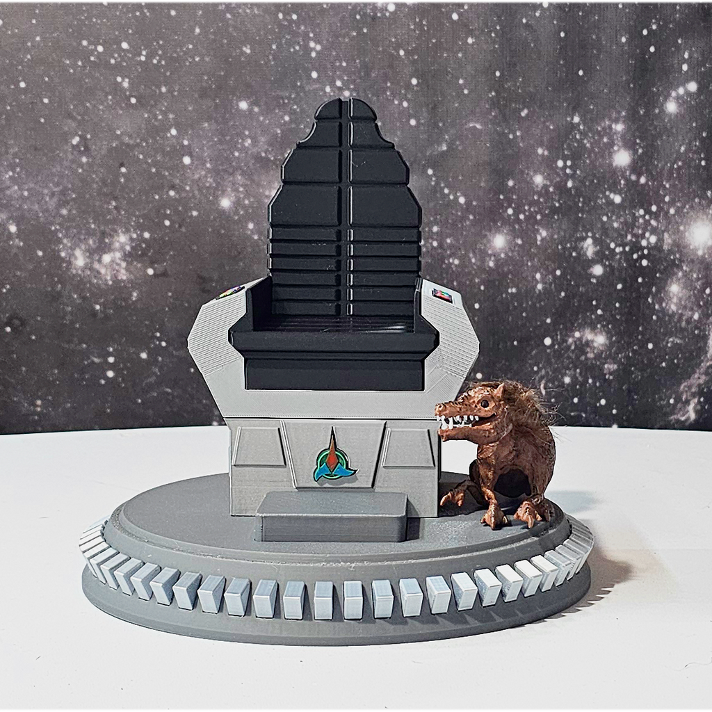 Trek III Search for Spock Commander Kruge Command Chair for Sixth 1:6 1/6 Scale Exo-6 / 12 Inch Figures