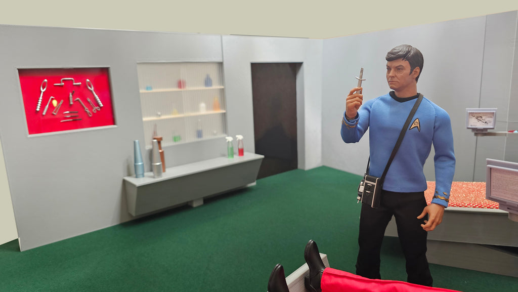 Trek TOS Sickbay for 1:6 Scale Exo-6 / QMx Figures By Section or Full Build