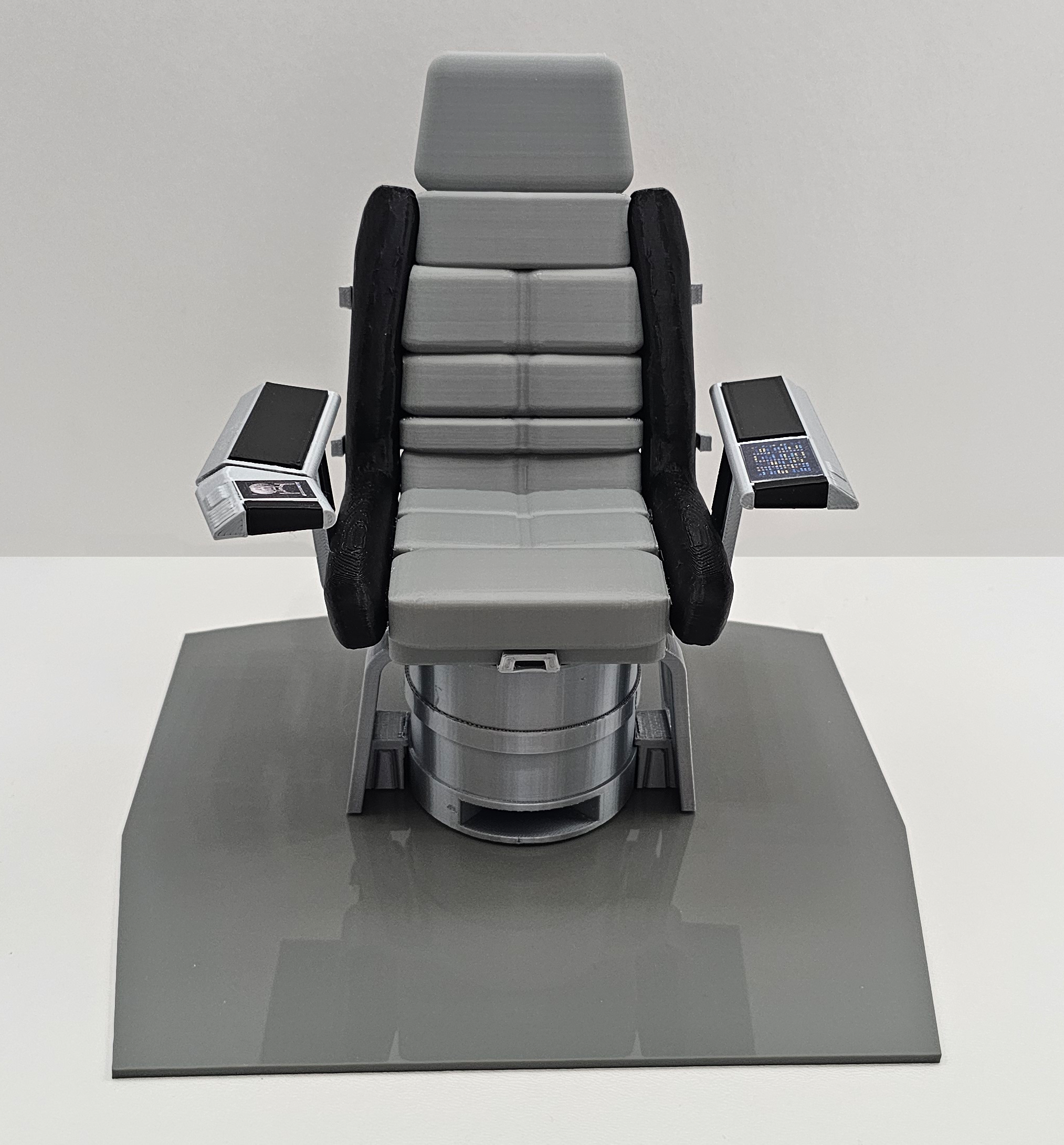 Trek Inspired Enterprise Archer Captain's Chair for Exo-6 and other 1:6th / Sixth Scale / 12 Inch Figures