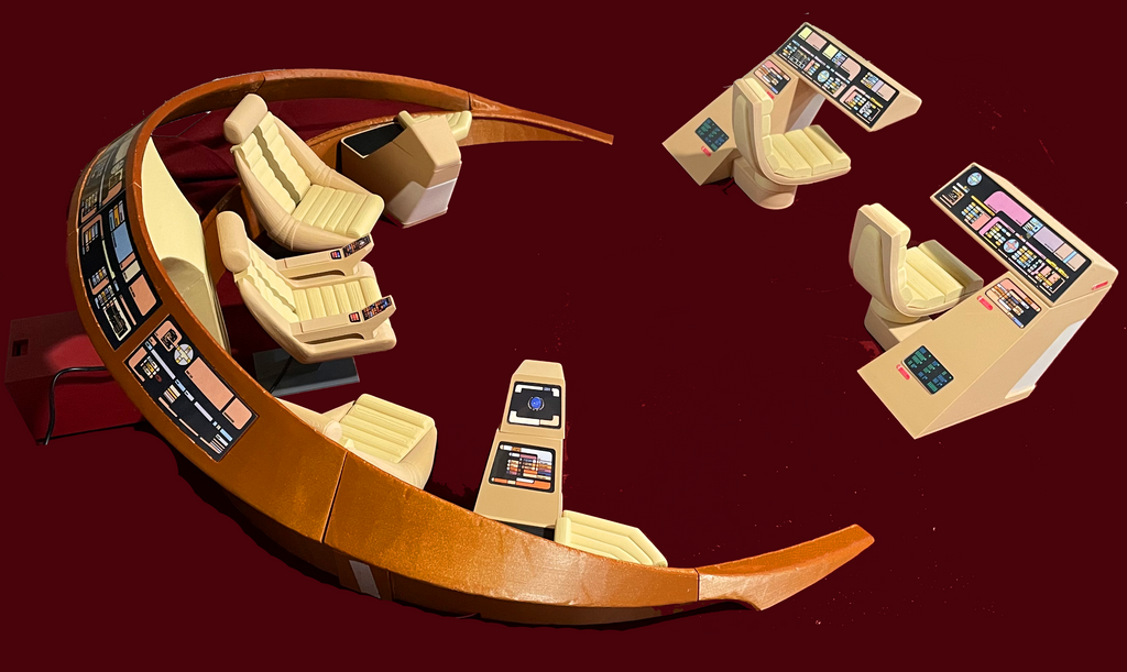 TNG Bridge Command for Sixth Scale / 1:6 Scale / Exo-6, QMx, and other 12" Figures