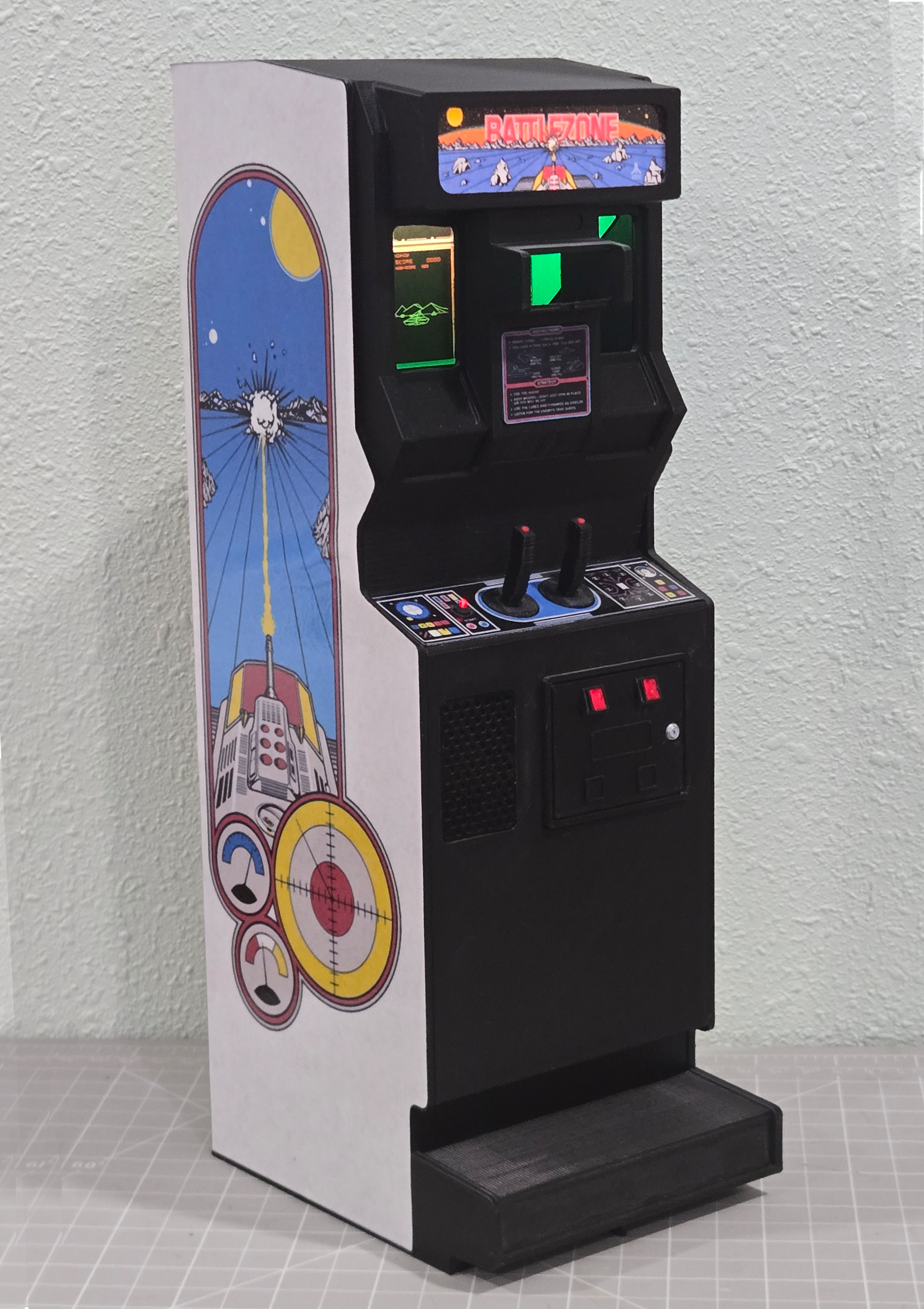 1:6 Scale Battlezone Display (NOT Playable) For your 12" Figures / Replicade Sixth Scale Arcade Diorama