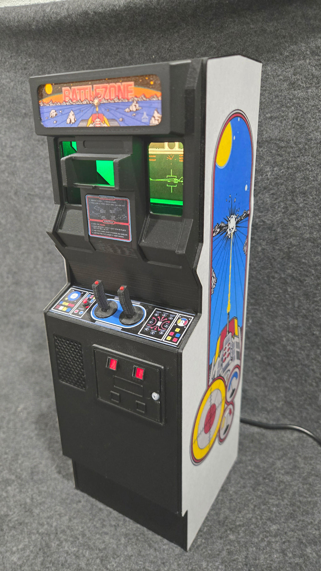 1:6 Scale Battlezone Display (NOT Playable) For your 12" Figures / Replicade Sixth Scale Arcade Diorama