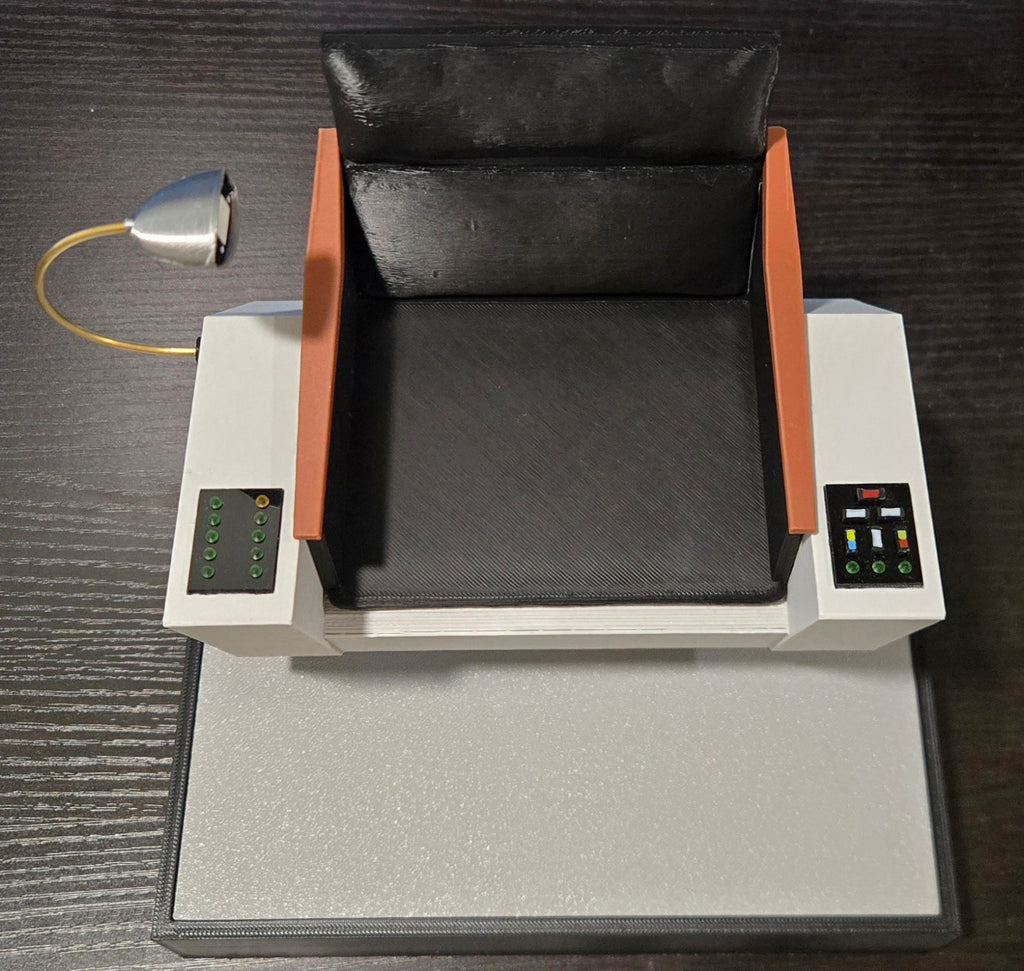 The Cage Pike's Captain's Chair Displays with your Star Trek Exo-6 Sixth Scale