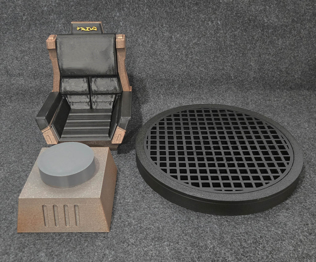 Star Trek VI Chang Command Chair for Exo-6 and Sixth Scale Figures Display