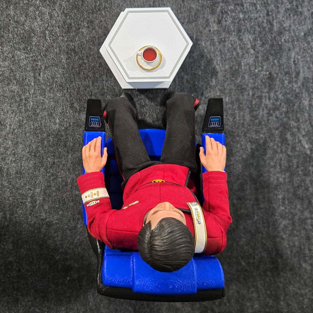 Sulu's Captain's Chair and Table (only) for Trek Exo-6 1:6th Sixth Scale