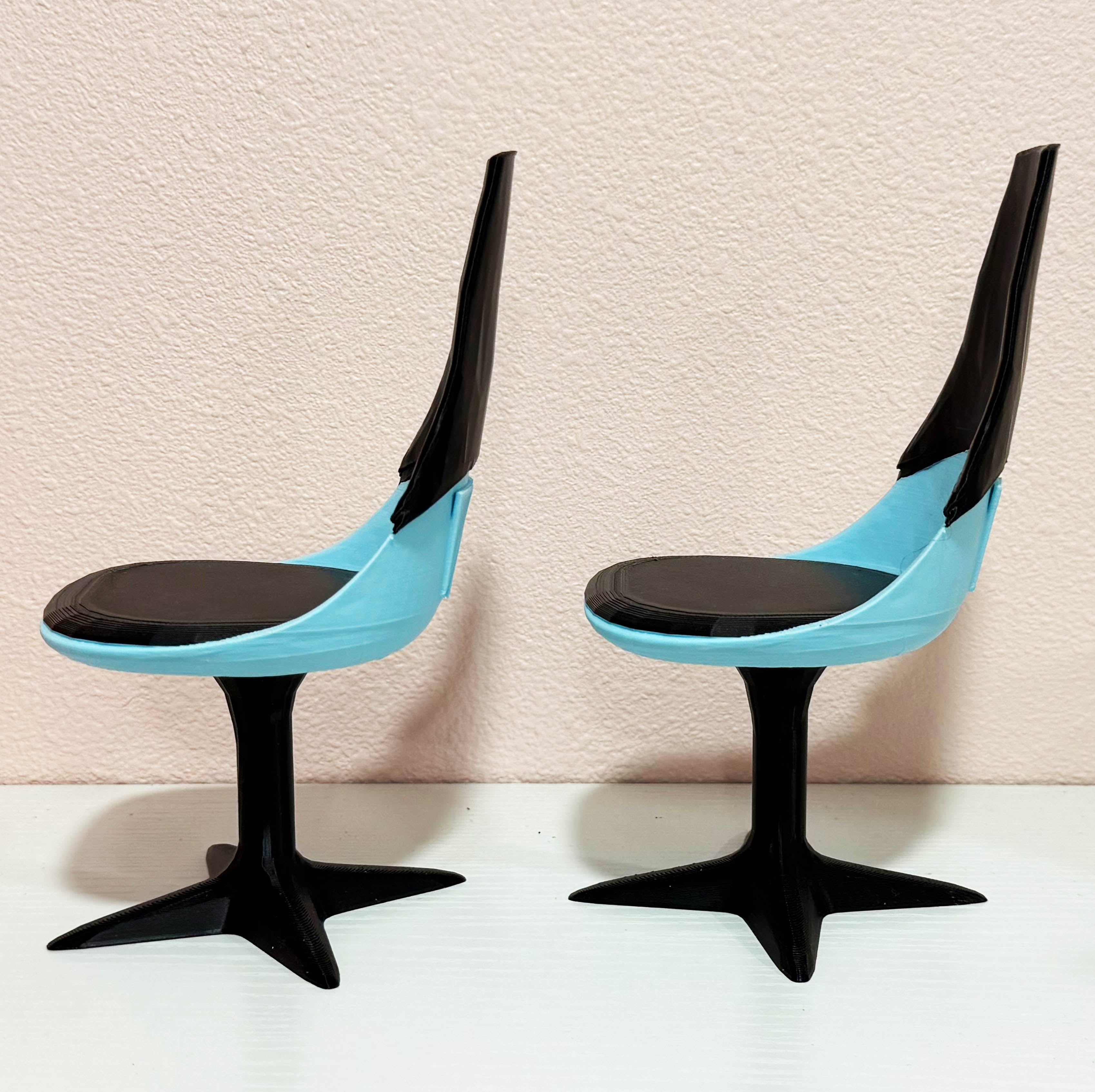 Sixth Scale Star Trek TOS Bridge Chair 2 Pack