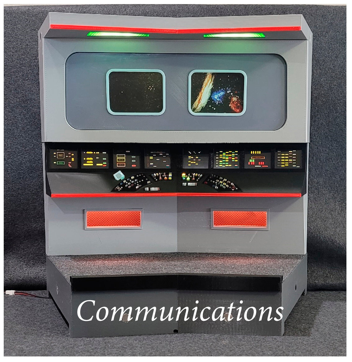 Trek TOS Bridge for Sixth Scale / 12 Inch Figures QMx / EXO-6 / By Station, Select on Drop-Down Menu