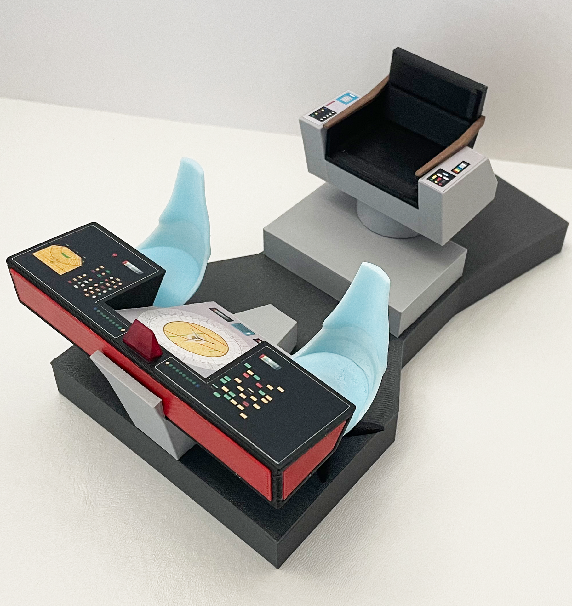 Trek TOS Lit Bridge for Display with your Playmates and other 4.75" Figures **Please Read Description**