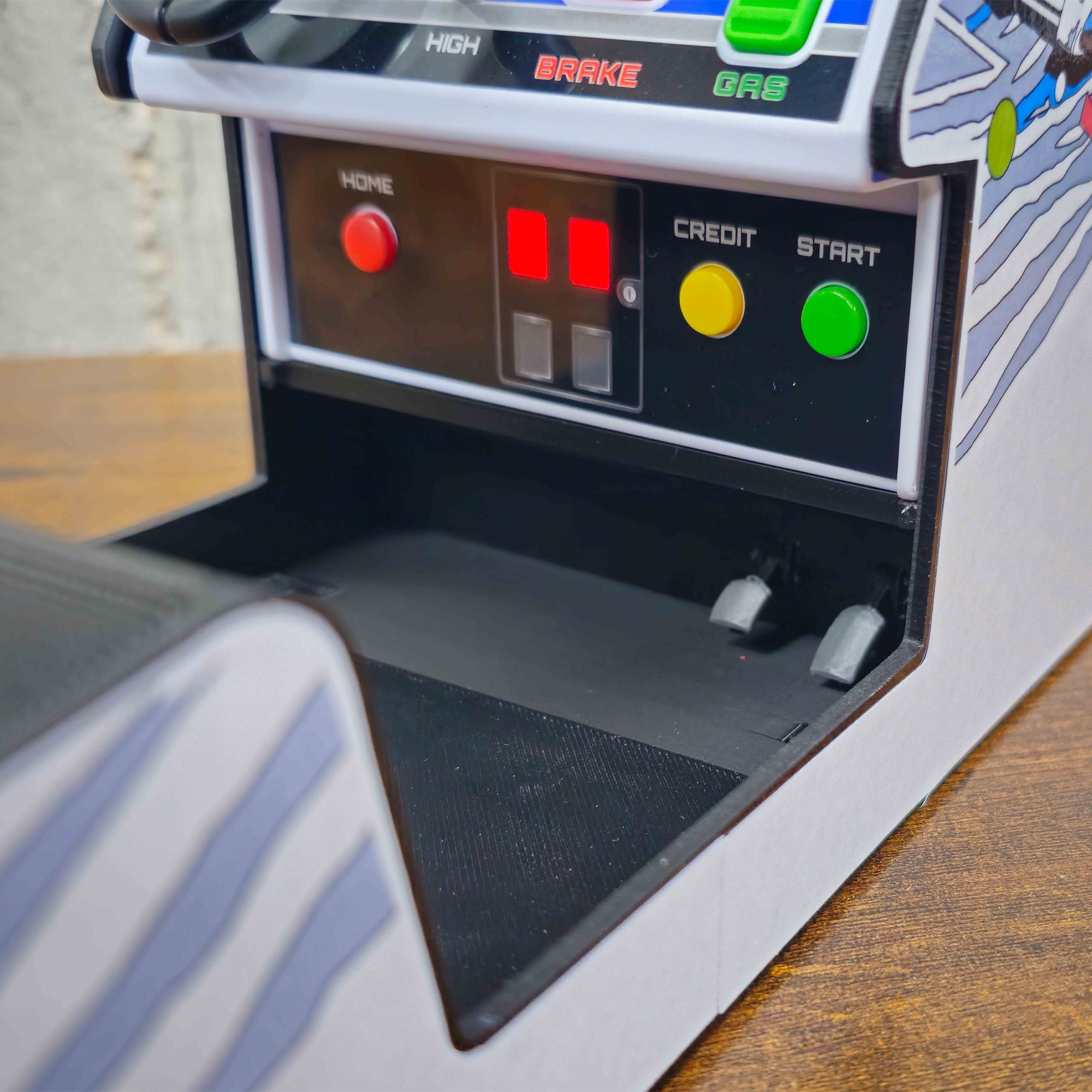 Custom Cockpit housing AND Marquee for your My Arcade Pole Position *Pole Position Arcade is NOT included*