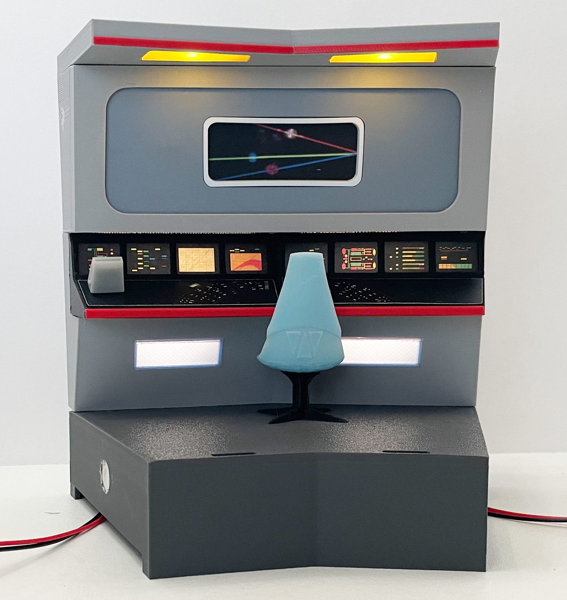 Trek TOS Lit Bridge for Display with your Playmates and other 4.75" Figures **Please Read Description**