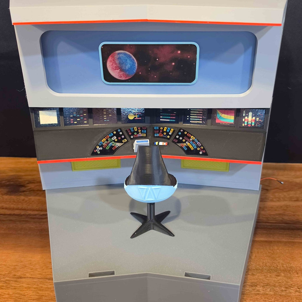 Trek TOS Lit Bridge for Display with your Mego and other 8" Figures **Please Read Description**