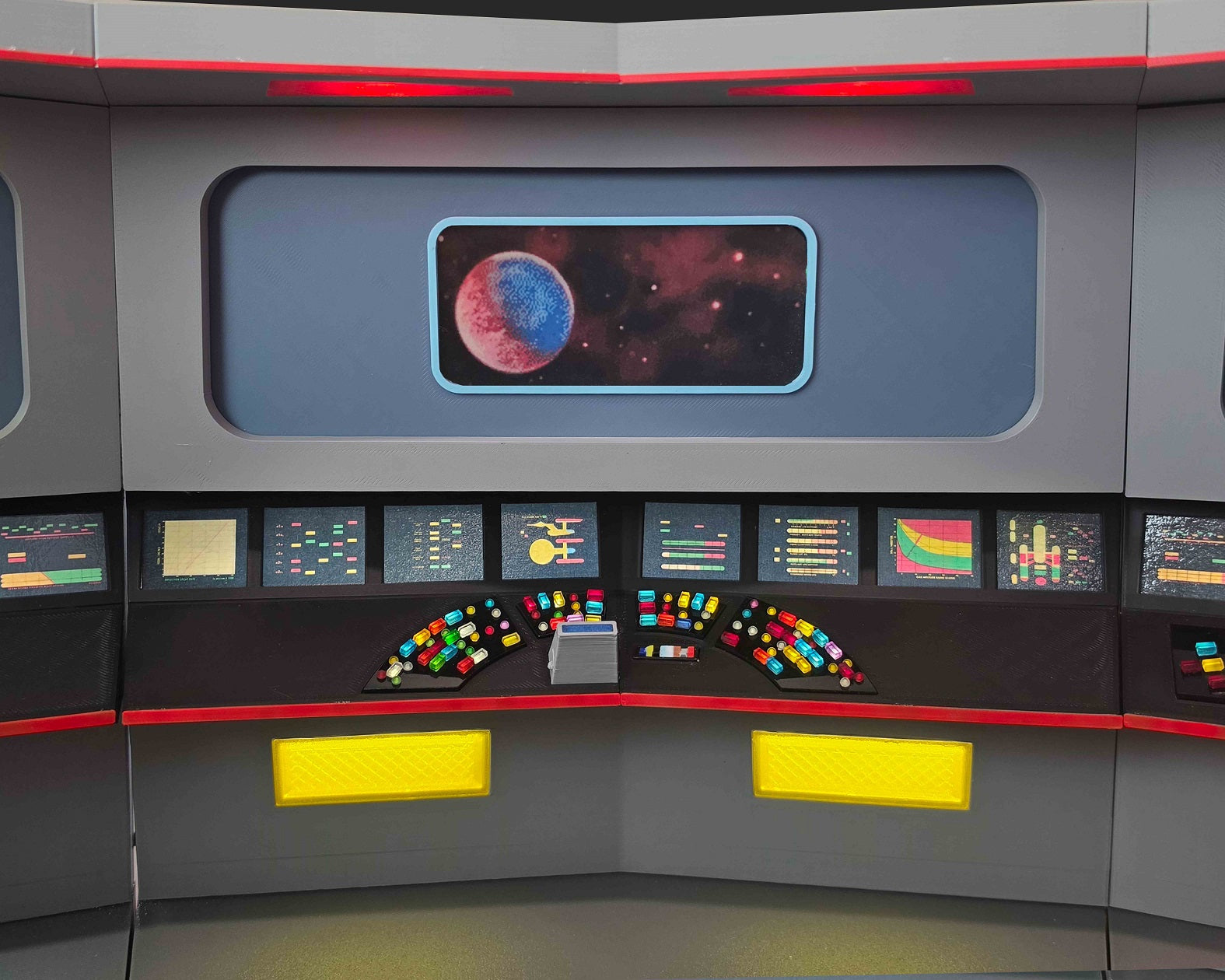 Trek TOS Lit Bridge for Display with your Mego and other 8" Figures **Please Read Description**