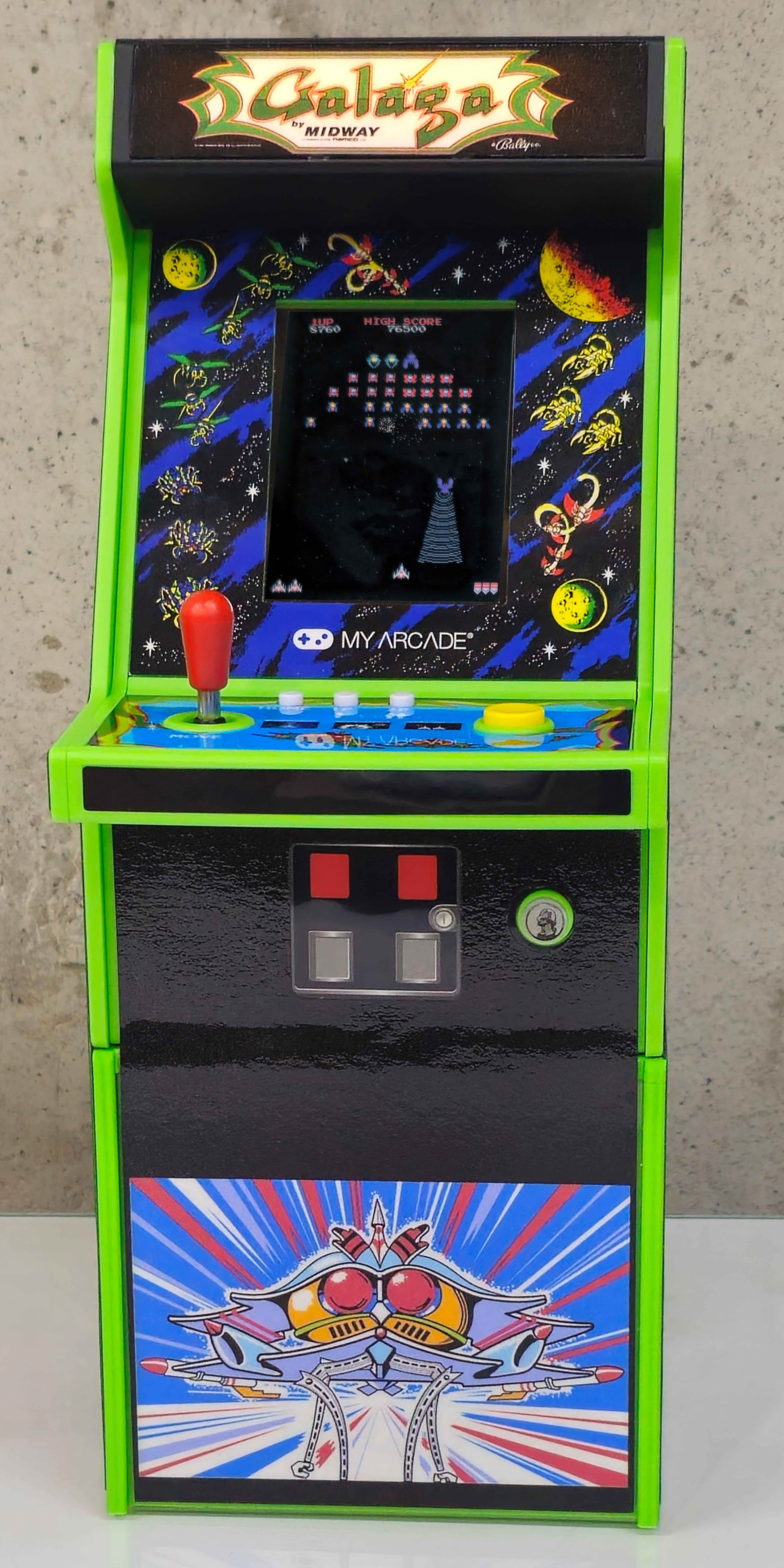 Riser for your My Arcade Micro Player PRO Galaga *Arcade is NOT included*