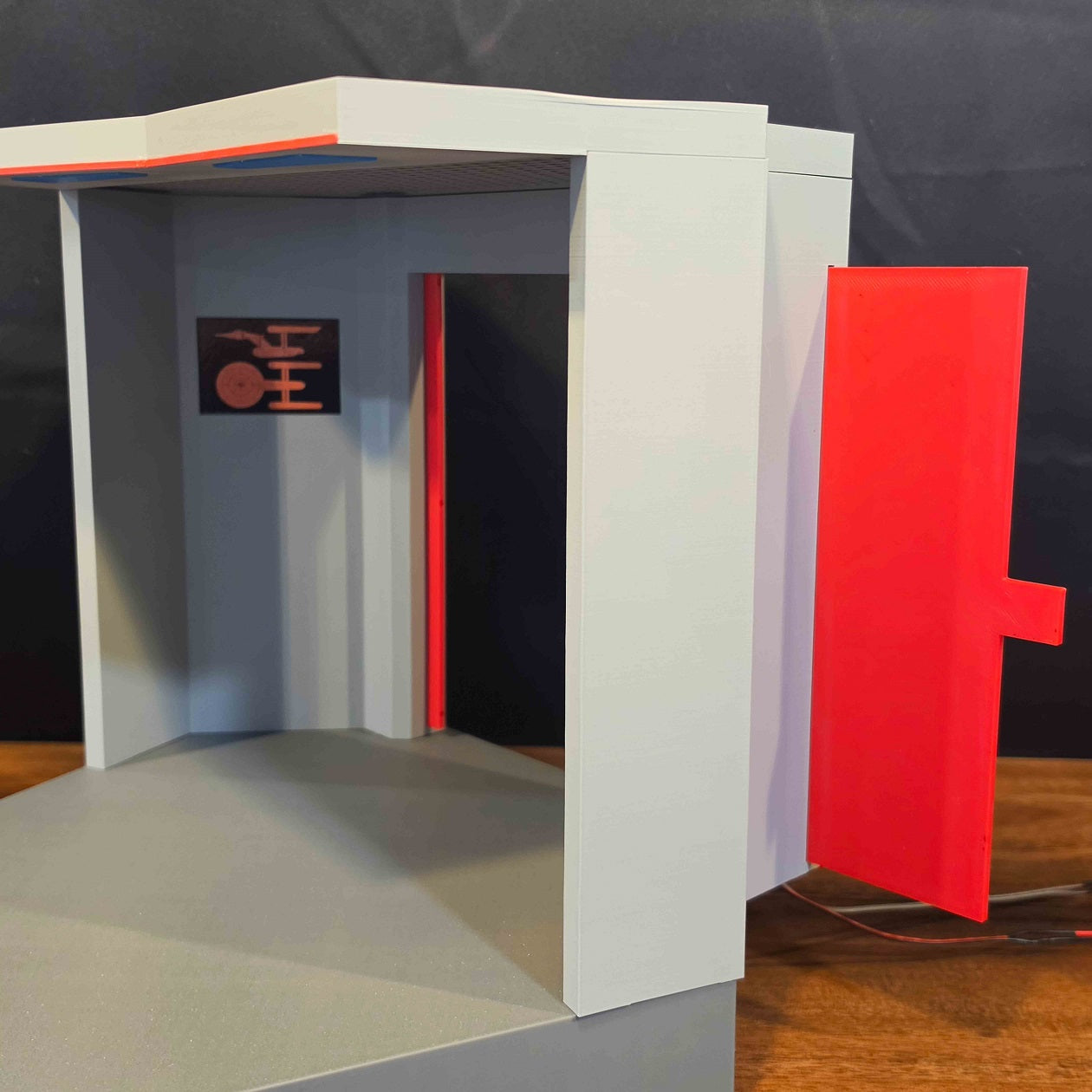 Trek TOS Lit Bridge for Display with your Mego and other 8" Figures **Please Read Description**