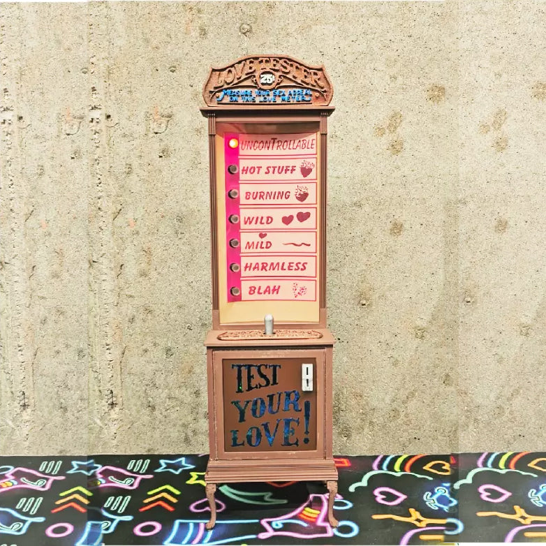 1:6 Scale Functional / Playable Love Tester Displays with Replicade / New Wave Toys Arcade
