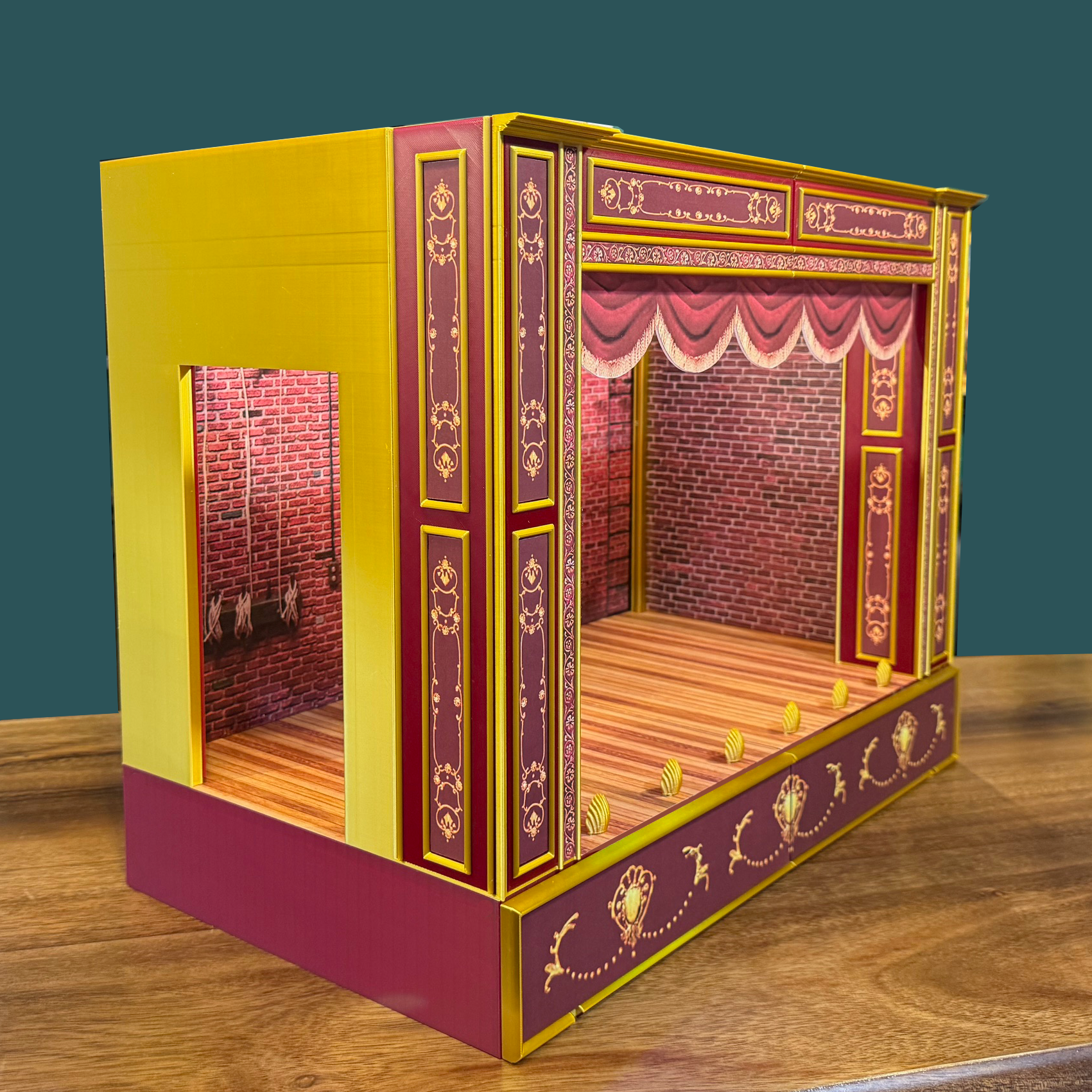 1:12 Scale Stage and / or Balcony to Display Your Palisades 5-7 Inch Muppet Show Figures