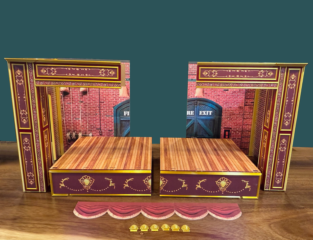 1:12 Scale Stage and / or Balcony to Display Your Palisades 5-7 Inch Muppet Show Figures