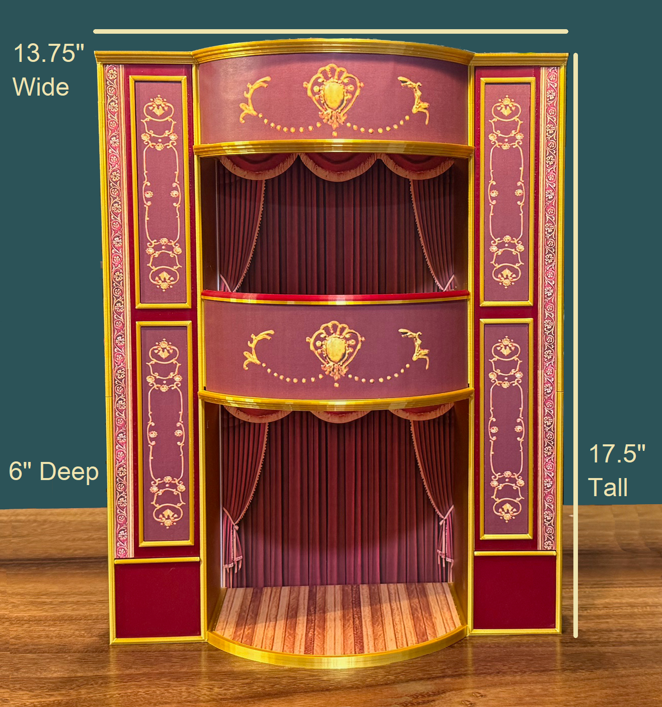 1:12 Scale Stage and / or Balcony to Display Your Palisades 5-7 Inch Muppet Show Figures
