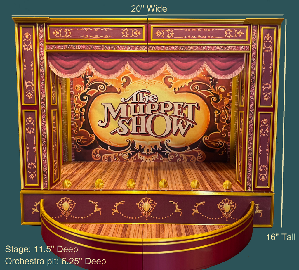 1:12 Scale Stage and / or Balcony to Display Your Palisades 5-7 Inch Muppet Show Figures