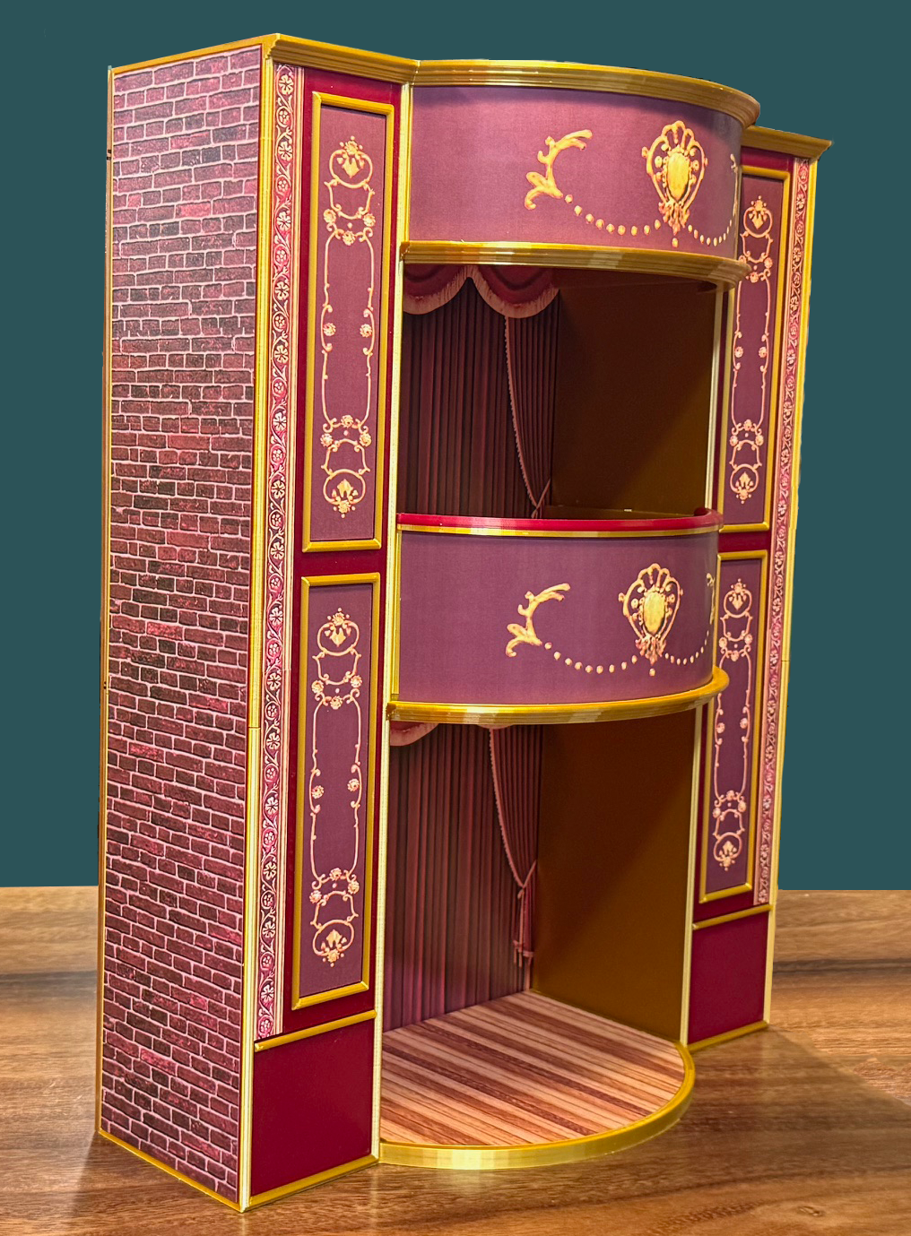 1:12 Scale Stage and / or Balcony to Display Your Palisades 5-7 Inch Muppet Show Figures