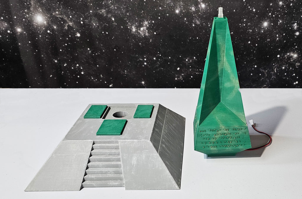 Trek Inspired Paradise Syndrome Obelisk 12 Inches in Total Height