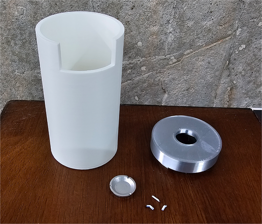 Sixth Scale Trash Can with Ash Tray in Lid