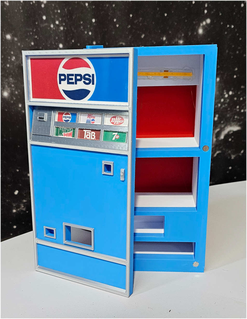 Sixth Scale Cola Themed Controller Storage for your New Wave Toys Arcade.