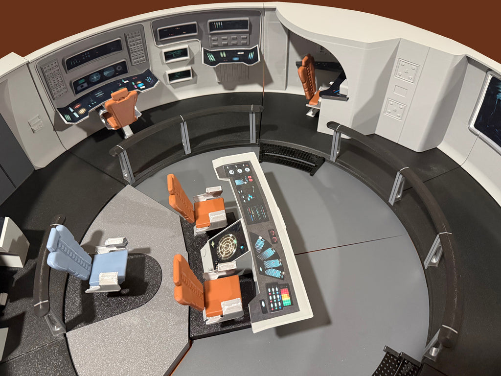 Star Trek The Motion Picture (TMP) Bridge in 1:14 Scale / for 4.5 Inch Figures