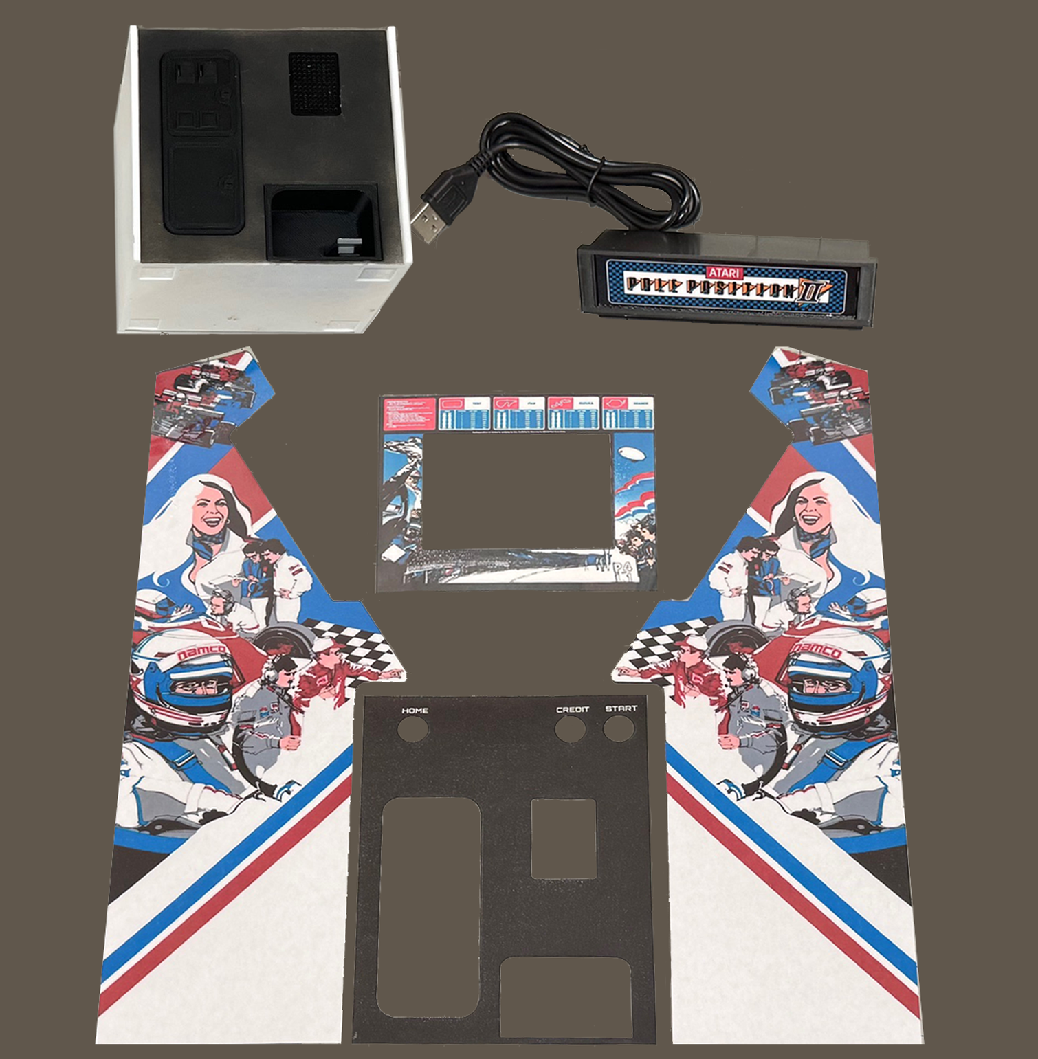 Riser for Your My Arcade Pole Position With Pole Position II Artwork *Arcade is NOT included*
