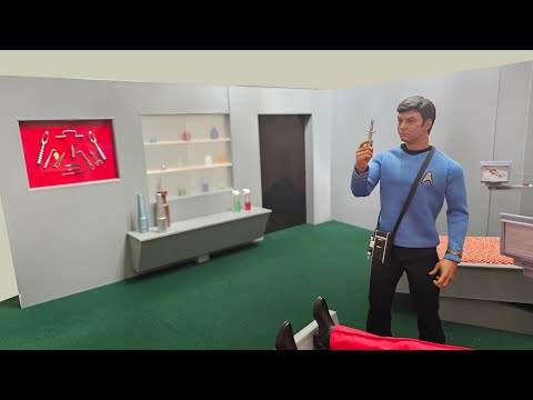 Trek TOS Sickbay for 1:6 Scale Exo-6 / QMx Figures By Section or Full Build