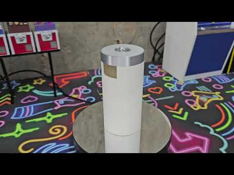 Sixth Scale Trash Can with Ash Tray in Lid