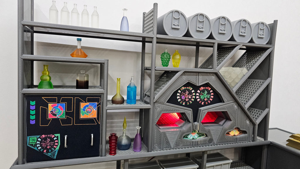 Trek Inspired DS9 Deep Space 9 Quark's Bar for Exo-6 and other 1:6 Scale Figures