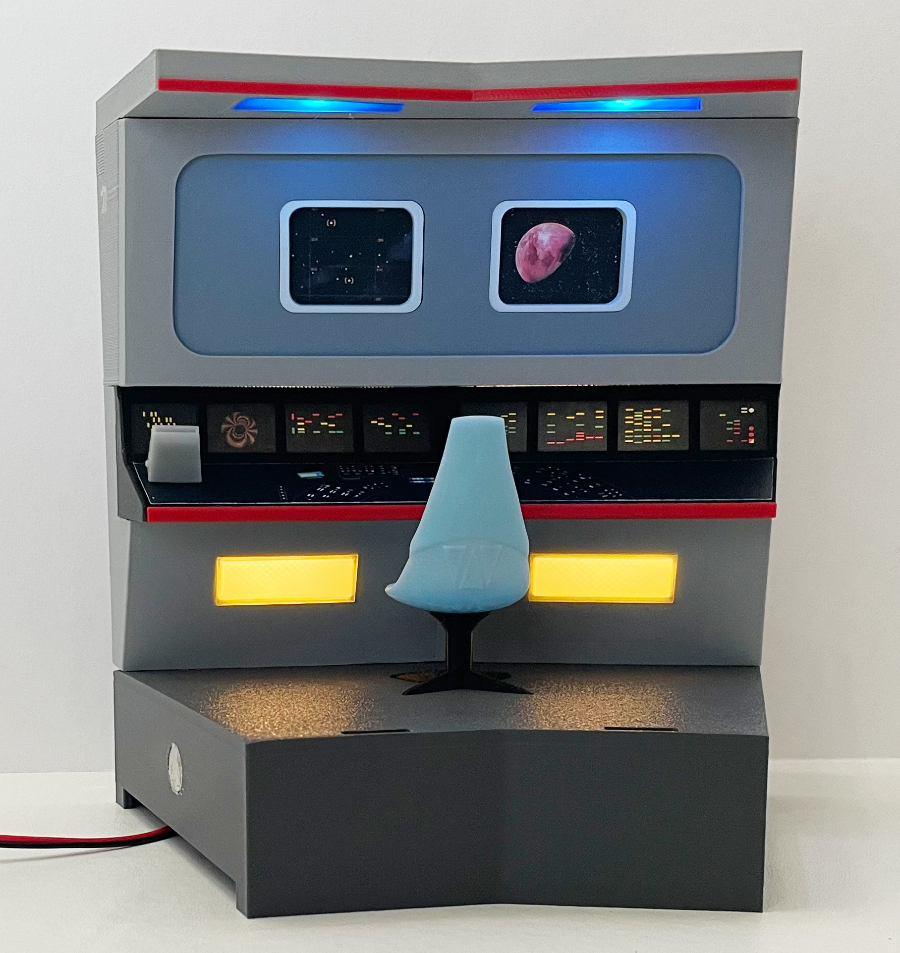Trek TOS Lit Bridge for Display with your Playmates and other 4.75" Figures **Please Read Description**