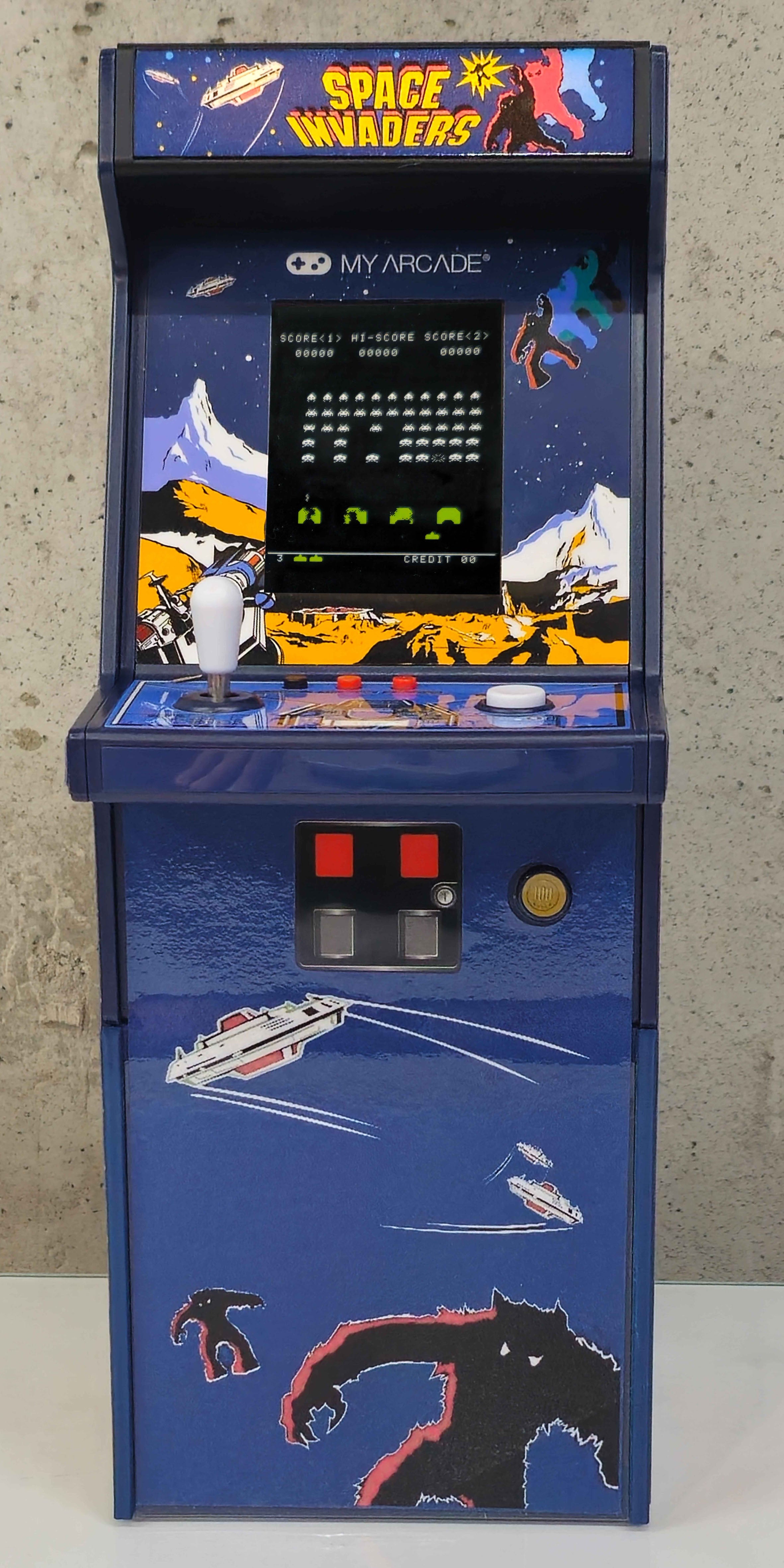 Riser for your My Arcade Micro Player PRO Space Invaders *Arcade is NOT included*