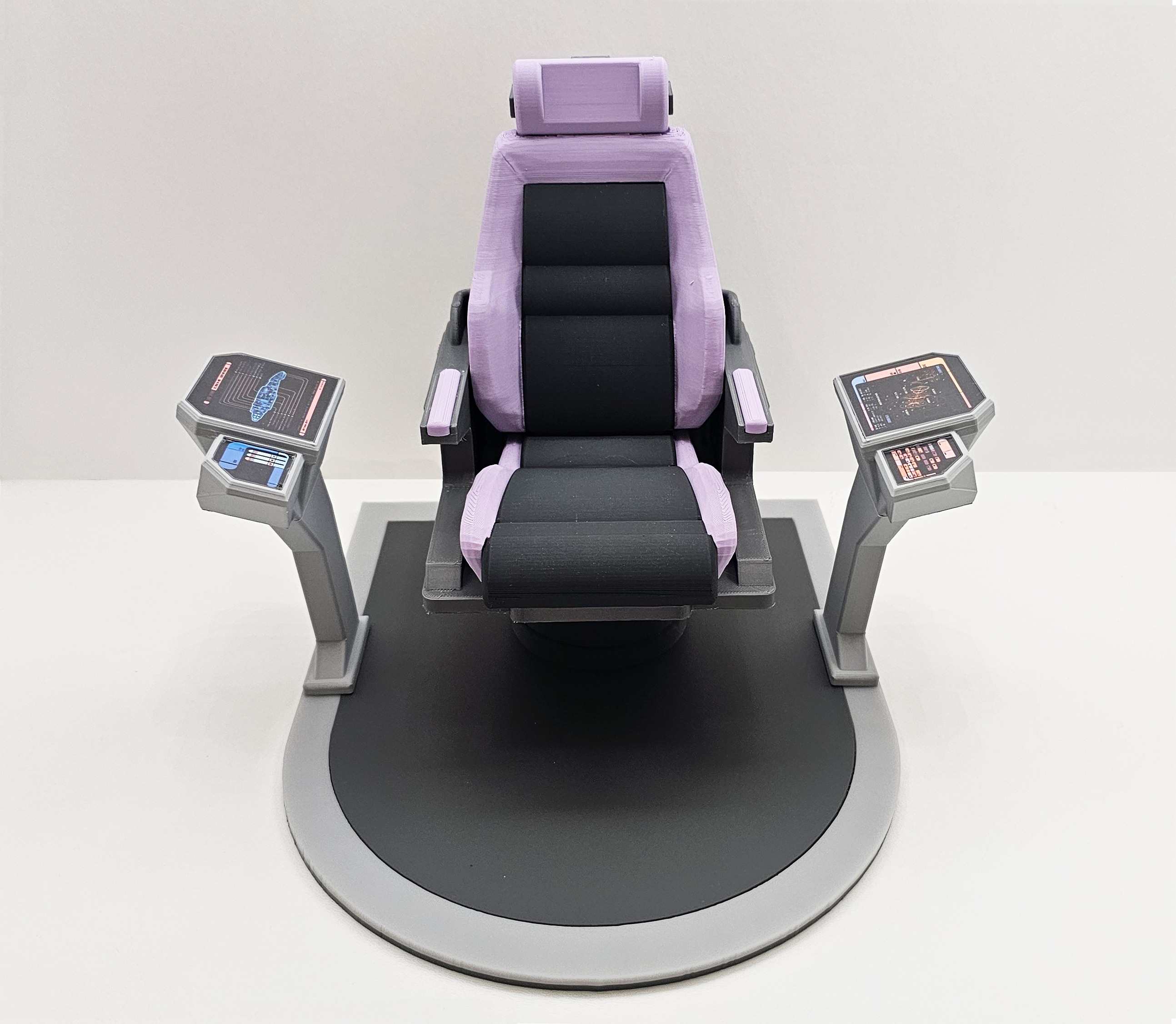 Trek Inspired Deep Space Nine (DS9) The Defiant Sisko Captain's Chair for Exo-6 and other 12 Inch Figures