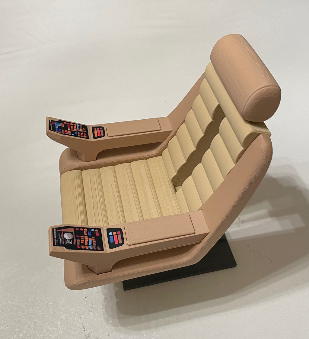 1:6 The Next Generation (TNG) Inspired Captain's Chair for QMx, Exo-6 and 12 Inch Figures